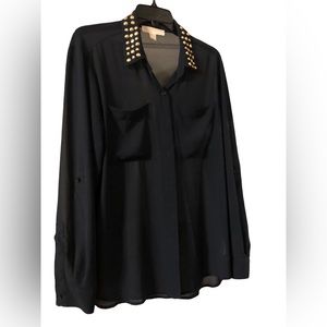 Michael Kors Studded Collar blouse